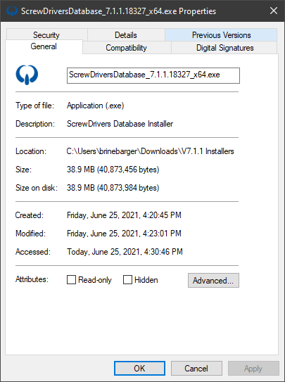 mine if a file needs to be Unblocked, just right-c