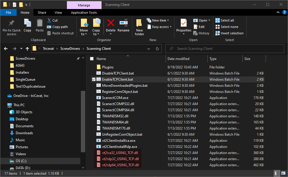 Renamed protocol DLLs